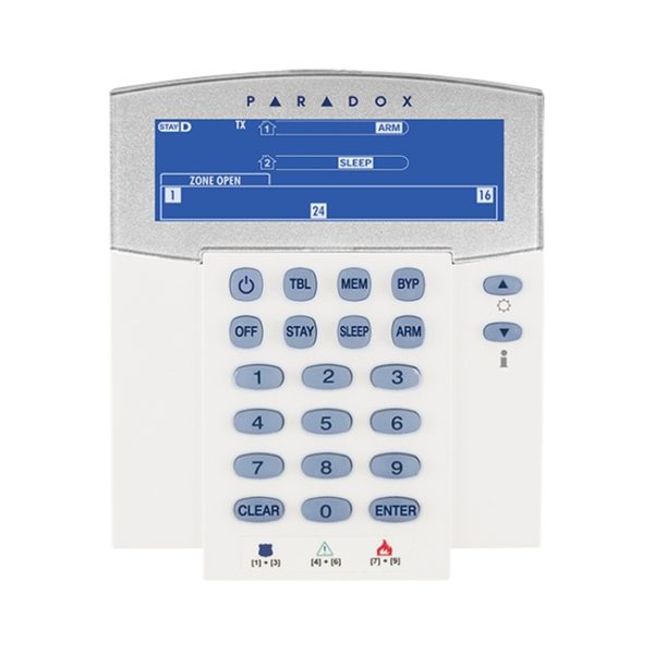 Paradox K38 LCD juhtmevaba klaviatuur (32ts,MG/SP)