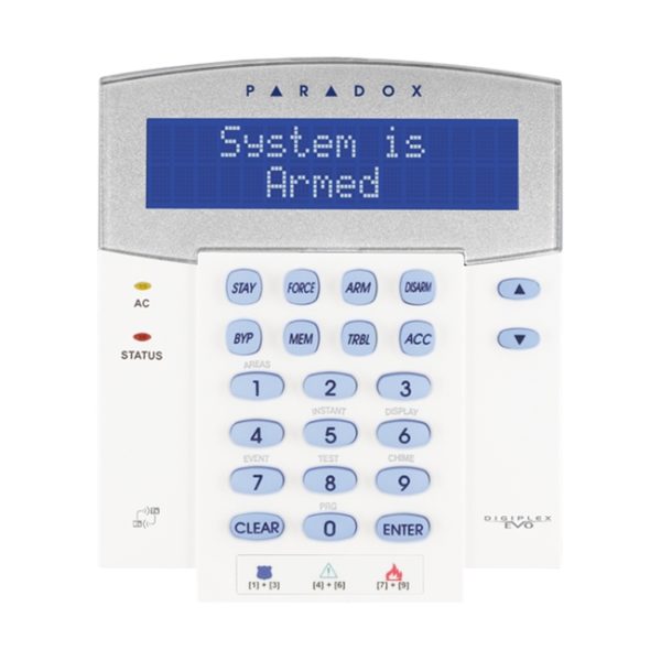 Paradox LCD klaviatuur kaardilugejaga K641R