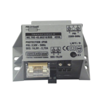 Transformer in plastic casing 45VA - 16V-2.72A