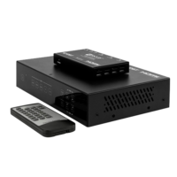 Presentatsioon mixer HDBaseT vastuvõtjaga Ecler