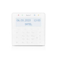 Satel INT-KSG2R-W LCD kaardilugejaga, valge