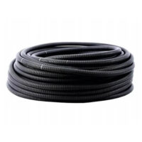 D12 paigalduskõri, PVC, must, 100m