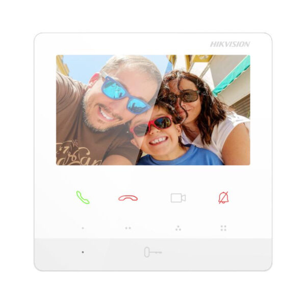 Hikvision IP fono monitor, 4.3", valge